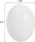 24 ZEAYEA Pieces Wooden Fake Eggs, White Faux Eggs for DIY Easter Eggs, Crafts and Easter Decorations, Fake Egg