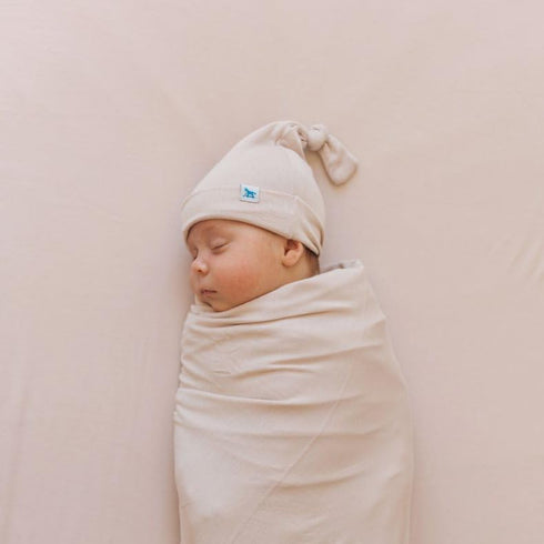 Little Unicorn Soft Blush Stretch Knit Crib Sheet - Premium Comfort for Your Baby