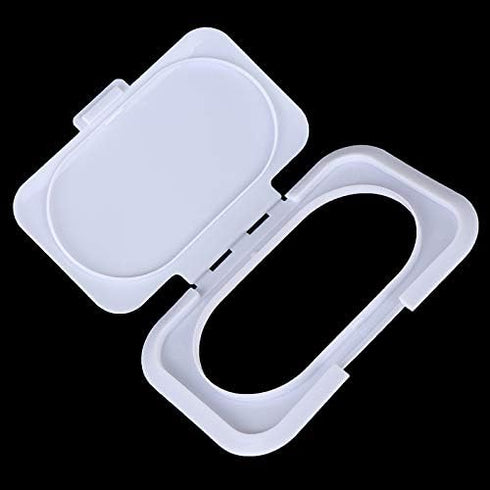 SylvanFactory 1/5/10pcs Hot! Reusable Baby Wipes Lid Wet Cover Portable Child Tissues Box Mobile Paper Tissue Box(C)