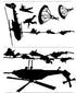 Army Wall Decors for Wall, Military Airplane Helicopter Vinyl Stickers for Teens Boys Bedroom Kids Room (TM-16).