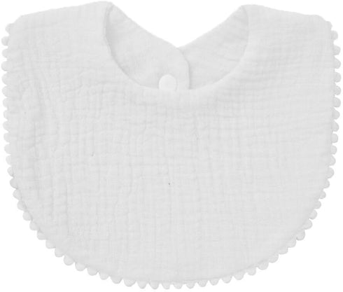 6 PACK Muslin Baby Drooling Bibs for Unisex Boys Girls Cotton Absorbent Feedig Teething Bandana Drool Bibs Scarf Bibs