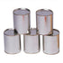 U.S. Toy Metal Carnival Cans, Silver (GS93)