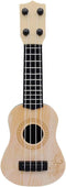 Kisangel 1pc Kids Ukulele Guitar Toy, Musical Instrument for Boys and Girls, Brown