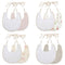 GZMM Baby Bib for Girls, Reversible Waterproof Handmade Cotton Drool Bib 0-12 Months, 2 Pack (Floral Mult-9)