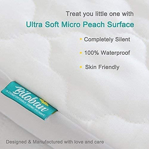 Room2 Playard Mattress Cover -for Square Play Yard, Perfect for New / TotBloc Portable Playard, Waterproof, Ultra Soft