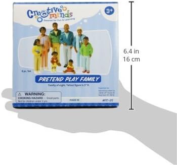 Cre8tive Minds Set 3+, Set 8 Creative Minds Marvel Education African American Family Toy Figure for Kids Ages