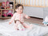 Baby Starters Plush Baby Doll with Rattle, Brunette Olivia, 9 inch, Pink