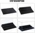 Minifigure Display Case for Action Figures Blocks, Dustproof Acrylic Display Box with 3 Movable Steps for Collection