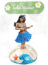 Solar Powered Dancing Figures Decoration, Hula Girl Shaking Head Ornaments for Car Dashboard Interior Decoration