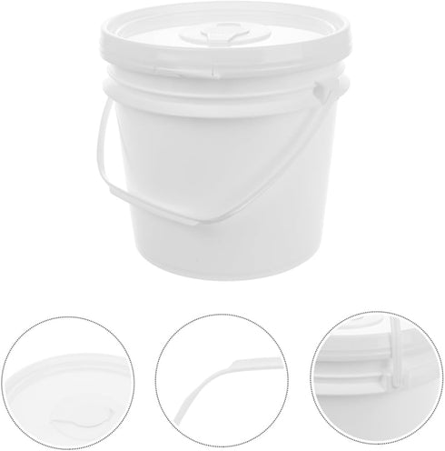 Portable Wipes Dispenser Bucket with Lid Travel-Friendly Wet Wipes Holder for Babies Bathroom and Car Use Sturdy