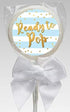 Stripe Ready to Pop Faux Metallic Gold Stickers, 2 Inches Round - 40 Count for Baby Shower Party Favors