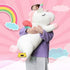 AIXINI 31.5 Inch Plush Unicorn Stuffed Animal Toy, Cute Soft White Unicorn with Rainbow Wings Gifts for Girls