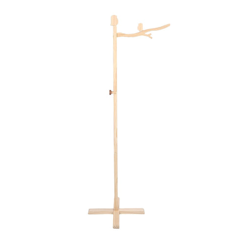 Hamwesh 56 Inch, Floor Standing Crib Mobile Arm, Wooden Baby Crib Mobile Holder, for DIY, with Stable Support