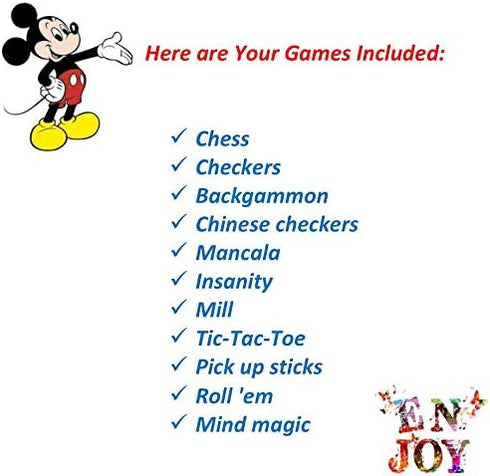 Family 10-in-1 Game Set