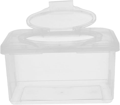 Mobestech Wipe Dispenser Holder Reusable Wipes Case with Sealed Lid Multi Functional for Nursery and Home Decor Easy