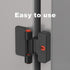 Double Button Adhesive Refrigerator Door Locks with Keys, Child Proof Freezer Door Lock and Safety Cabinet Locks