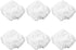 NUOBESTY White Doll Diapers - Baby Doll Underwear, Adjustable Reusable Doll Diapers, 6pcs
