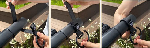 Nonslip Stroller Hook for Hanging Diaper Bags, Purse, Shopping
