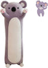 Long Plush Koala Toy Stuffed Animal Pillow Gift for Kids and Girls (Koala, 130cm/51.1in)