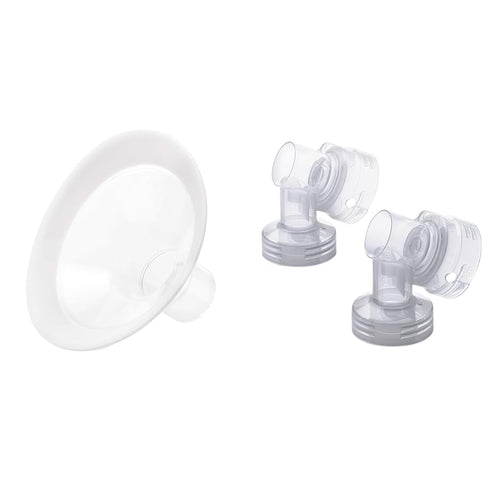 Medela PersonalFit Flex Breast Shields 2 Pack Medium 24mm & Spare PersonalFit Connectors