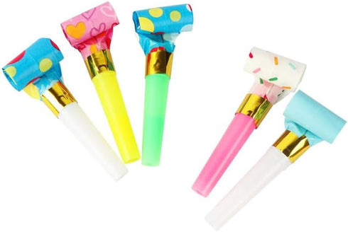 30Pcs Party Blower, Multicolor Musical Blowouts Whistles for Funny Party Noisemakers and Supplies