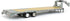 Greenlight 1/64 30391 Gooseneck Trailer Primer Gray with Red and White Conspicuity Stripes