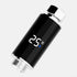 Minhe 0C99C 92 mm Digital Shower Water Thermometer with LED Display, Range, Colour-Coded Safety Indicator