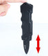 Retractable Plastic Knife Prop Costume Dagger, Fake Trick Gadget Toy for Halloween Fools Day Party (3 PCS A)