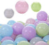 PlayMaty Ball Pit Balls - 2.75 inches Plastic Crush Proof Stress Balls, Phthalate & BPA Free, Pack of 50 with Storage