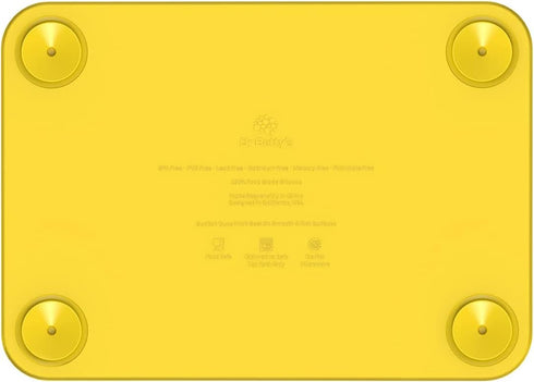 Generic Dr. Bettys - Food Grade Silicone Placemat / Play Mat with Super Suction and Raised Edges to Contain Messes
