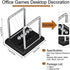 Balance Pendulum Ball, Swinging Balls Physics Science Desktop Decoration Games for Stress Relief and Office Desk