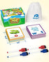 Coogam CVC Sight Words Flashcards, Short Vowel Spelling Game, Montessori Educational Writing Reading Toy Gift
