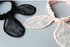 2-Pack Easter Bunny Headbands, Rabbit Ears Lace Elastic Bow for Baby Girls, Newborn, Toddler, Children
