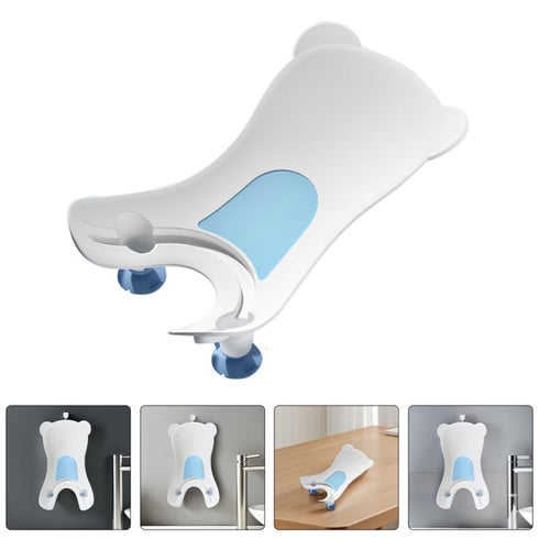 Totority Baby Wash Basin Ergonomic PP Material Newborn Toddler Portable Foldable Potty for Comfortable Bathing & Face