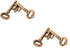 Sujosa 2 Pair Sets of Metal Brain Teaser Puzzle Keys, Assembly & Disentanglement