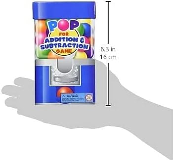 Learning Resources Pop For Addition and Subtraction Math Game - 100 Pieces for Ages 6 and Up