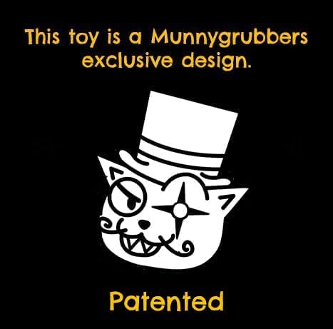 (WSV-V1-1P-WT) MunnyGrubbers - Original World's Smallest Violin & World's Saddest Trombone Toy Keychain with Playable