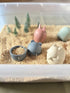 Toys-5 Pack Brooklyn Neutral Non Toxic, Silicone Bath Animal Bathtub and Water Toys for Babies