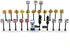 Custom Toys & Hobbies City/TOWN/VILLAGE/STREET 25 Play Road Signs, POST BOX, TRAFFIC LIGHTS
