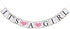 It's A Girl Banner and Sign, Baby Shower Decorations for Girl, Birthday Party Favors