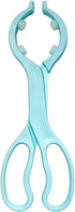 Baby Bottle Tongs, Anti-scalding Bottle Clip Holder, Scissor Design, Multi-Functional (Blue)