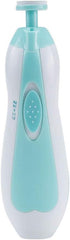 HANGER Nail File Trimmer 6 Electric Baby Nail File with Light - Grinding Heads Safe Nail Clippers Kit for Newborn