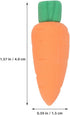 Abaodam 50 Pcs Mini Carrot Erasers Miniature Vegetables for Kids Easter Party Favors