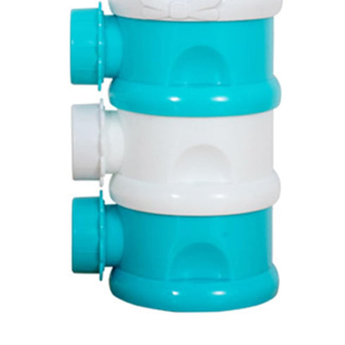 Vikye Baby Formula Dispenser, Multi-Level Milk Powder Container Travel Snack Dispenser with Side