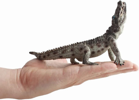 2 Pcs Simulated Crocodiles Model Figure Toy, Realistic Alligator Figurines Collection for Educational Props