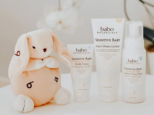 25% Babo Botanicals Sensitive Baby Fragrance-Free Diaper Cream - Natural Zinc Oxide - Calendula, Shea & Cocoa Butter