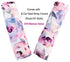 Kiddo Kind Carseat Cover for Girls - Watercolor Floral - Includes Car Seat Strap Covers