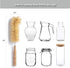 Hello Nature 4 Set Pcs Bamboo Bottle Brush by Long Handle Cleaning Brushes for Water Bottles, Baby Bottles & Glassware
