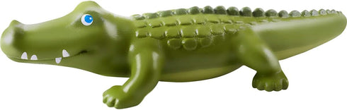 7" HABA Little Friends Crocodile - Chunky Plastic Zoo Animal Toy Figure