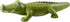 7" HABA Little Friends Crocodile - Chunky Plastic Zoo Animal Toy Figure